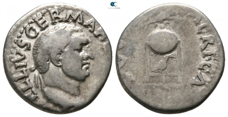 Vitellius AD 69-69. Rome
Denarius AR

16mm., 3,15g.

[A VIT]ELLIVS GERMAN [...