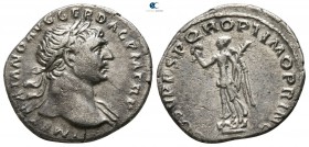 Trajan AD 98-117. Struck circa AD 103-111. Rome. Denarius AR