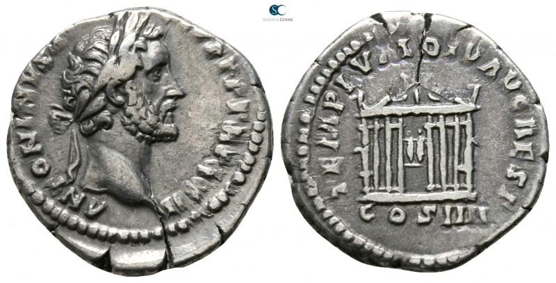 Antoninus Pius AD 138-161. Struck AD 159.. Rome
Denarius AR

17mm., 3,12g.
...