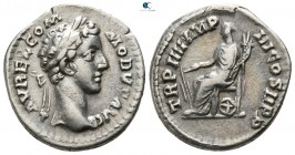 Commodus AD 180-192. Struck AD 181. Rome. Denarius AR