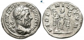 Macrinus AD 217-218. Rome. Denarius AR