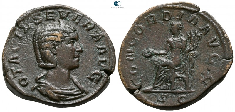Otacilia Severa AD 244-249. Rome
Sestertius Æ

29mm., 17,60g.

OTACIL SEVER...