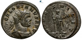 Florianus AD 276. 1st emission, July-August AD 276.. Rome. Antoninianus Æ silvered