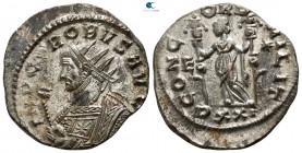 Probus AD 276-282. 281 AD. Ticinum. Antoninianus Æ silvered