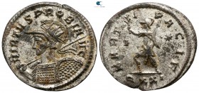 Probus AD 276-282. 280 AD.. Ticinum. Antoninianus Æ silvered
