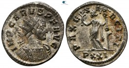 Carus AD 282-283. Ticinum. Antoninianus Æ silvered