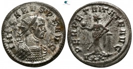 Carus AD 282-283. 1st emission, 2nd phase, early-mid October AD 282.. Ticinum. Antoninianus Æ silvered