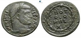 Maxentius AD 306-312. Struck circa AD 310-312. Rome. Quarter Follis Æ