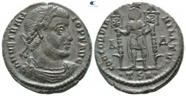 Vetranio AD 350. Thessaloniki. Follis Æ