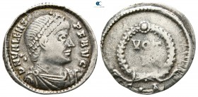 Valens AD 364-378. Struck AD 364-367. Constantinople. Siliqua AR