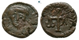 Justinian I. AD 527-565. Uncertain mint. Denarius Æ