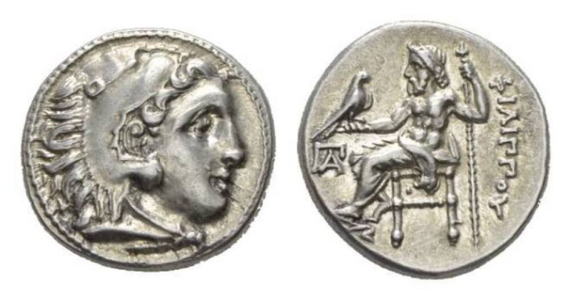 Kingdom of Macedonia. Philip III, 323-317 Drachm, Colophon circa 323-319, AR 17....