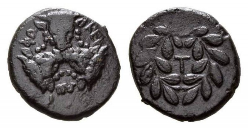 Phokis, Federal coinage Phokian League Bronze, struck under Phalaikos, 351 BC an...