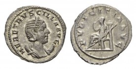 Herennius Etruscilla, wife of Trajan Decius Antoninianius 249-253, AR 23mm, 4.70 g. HER ETRVSCILLA AVG Diademed and draped bust right. on crescent. Re...
