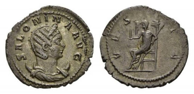 Salonina, wife of Gallienus Antoninianus Samosata circa 258-259, AR 23.5mm, 2.87...