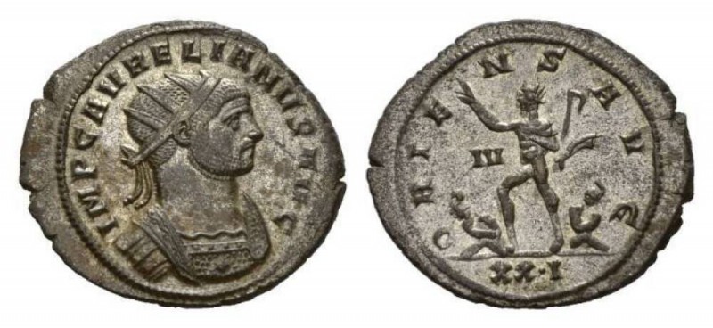 Aurelianus, 270-275 Antoninianus circa 274, billion 22.5mm, 3.22 g. IMP AVRELIAN...