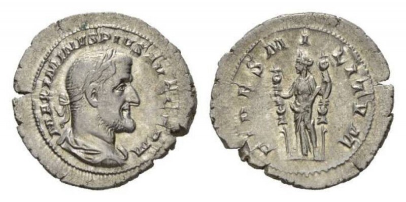 Maximinus I, 235-238 Denarius circa 236-238, AR 22.5mm, 3.10 g. IMP MAXIMINVS PI...