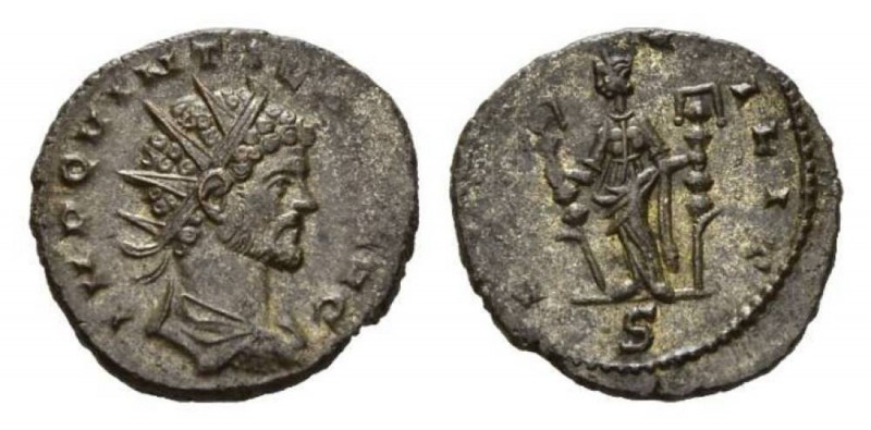 Quintillus, July – September 270 Antoninianus Mediolanum 270, Æ 20mm, 3.55 g. IM...