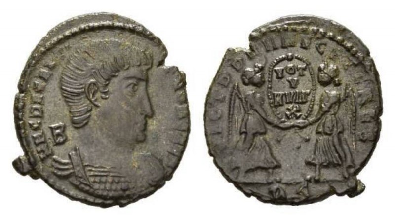 Decentius caesar, 351 – 353 Follis, Lugdunum early 351-August 352, Æ 22mm, 5.31 ...