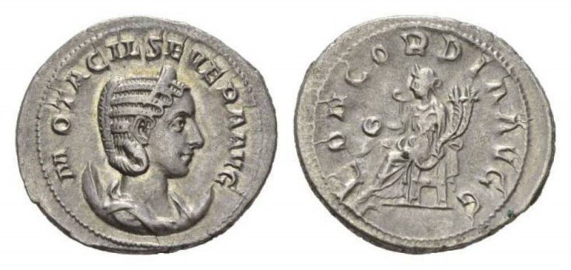 Otacilia Severa, wife of Philip I Antoninianus, circa 246 - 248, AR 24.5mm., 4.5...