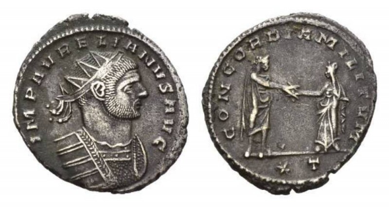 Aurelian, 270-275 Antoninianus, Antiochia circa 272 - 274, billon 21mm., 3.23g. ...