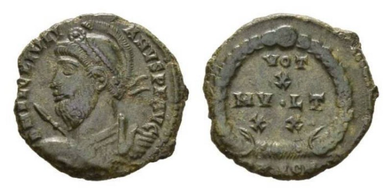 Julian II, 360-363 Æ3, Rome circa 360 - 363, Æ 19.5mm., 3.00g. D N FL CL IVLI-AN...