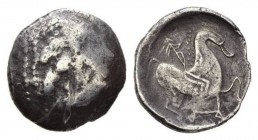 Celtic, Eastern Celts. Oltenia. Tetradrachm IIIrd-Iind century B.C., AR 25.5mm., 11.74g. Laureate head of Zeus right. Rev. Rider on horseback right, h...