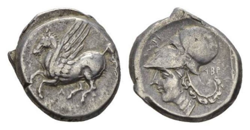 Colonies of Corinth, Acarnania, Argos Amphilochium Stater circa 350-300, AR 21.5...