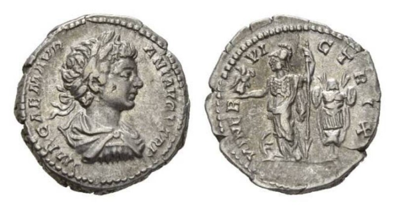 Caracalla, 198-217 Denarius circa 198-199, AR 18.5mm., 3.52g. IMP CAE M AVR ANT ...