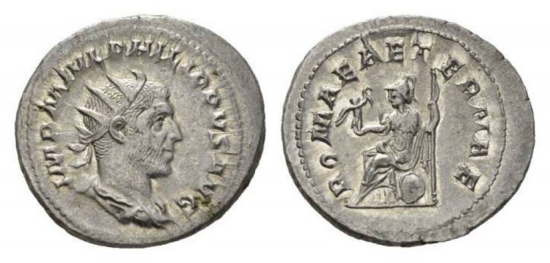 Philip I, 244-249 Antoninianus circa 246-247, AR 24.5mm., 4.47g. IMP M IVL PHILI...