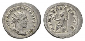 Philip I, 244-249 Antoninianus circa 246-247, AR 24.5mm., 4.47g. IMP M IVL PHILIPPVS AVG Radiate, draped and cuirassed bust right. Rev. ROMAE AETERNAE...