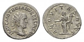 Trajan Decius, 249-251 Antoninianus Antioch circa 249-251, AR 22mm., 4.02g. IMP C M Q TRAIANVS DECIVS AVG Radiate and cuirassed bust right. Rev. AEQVI...