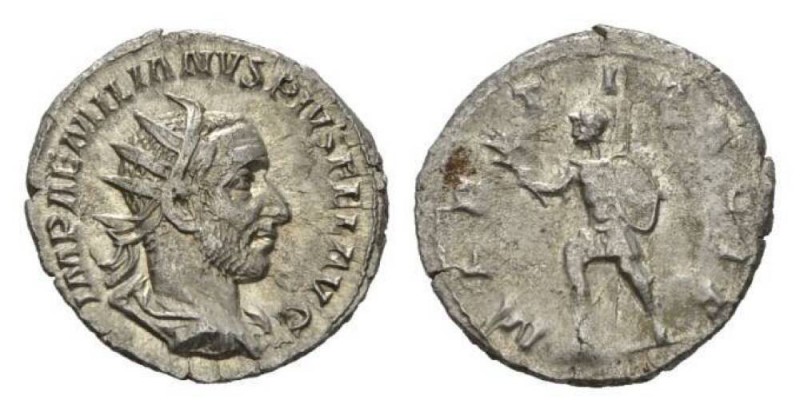 Aemilian, 253 Antoninianus circa 253, AR 21.5mm., 3.52g. IMP AEMILIANVS PIVS FEL...