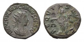 Macrianus, 260-261 Antoninianus Antioch circa 260-261, billon 19mm., 2.73g. IMP C FVL MACRIANVS P F AVG Radiate and cuirassed bust right. Rev. AEQVITA...