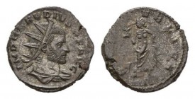 Claudius II Gothicus, 268-270 Antoninianus Mediolanum circa 268-270, billon 20mm., 4.69g. IMP CLAVDIVS P F AVG Radiate, draped and cuirassed bust righ...
