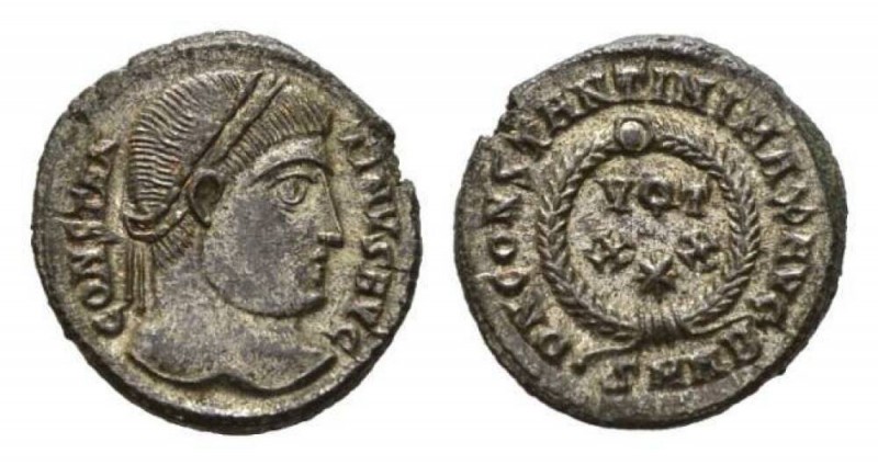 Constantine I, 307-337 Follis Heraclea circa 324, Æ 19mm., 3.30g. CONSTAN-TINVS ...