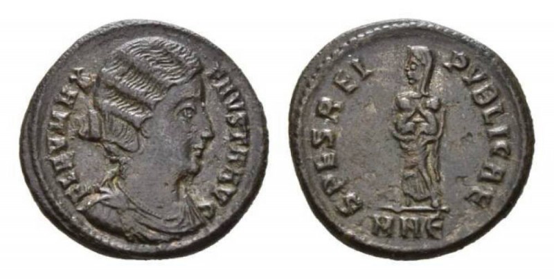 Fausta, wife of Constantine Follis Nicomedia circa 325-326, Æ 19.5mm., 3.21g. FL...