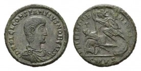 Constantius Gallus caesar, 351-354 Centenionalis Cyzicus circa 351-354, Æ 24mm., 6.14g. D N FL CL CONSTANTIVS NOB CAES Bare-headed, draped and cuirass...