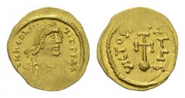 Heraclius 610 – 641, with colleagues from January 613 610-641 Tremissis Constantinopolis 610-613, AV 17.5mm., 2.19g. d N herACLI – YS PP AVI Diademed ...