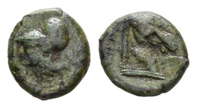 Half unit circa Neapolis after 276 - Ex I. Vecchi sale 3, 1996, 6,, Æ 16mm., 5.2...