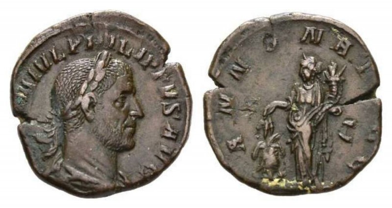 Philip I, 244-249 Sestertius circa 244-249 - Privately purchased frm H.J. Berk.,...