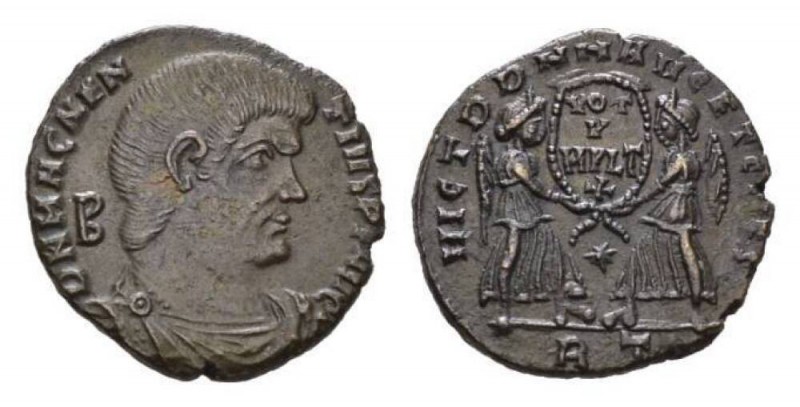 Magnentius, 350-353 Centennionalis Rome circa 351-352, Æ 21mm., 4.22g. D N MAGNE...