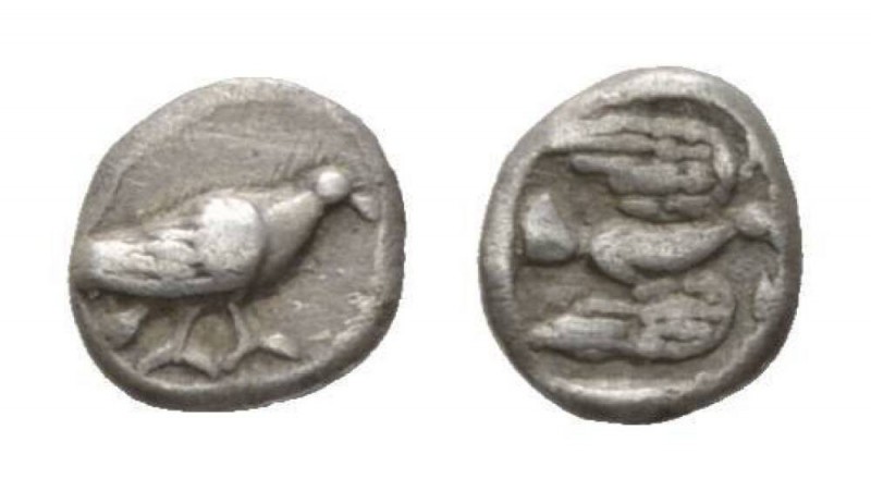 Sicyonia, Sicyon Hemiobol 3rd quarter of the 5th century, AR 7mm., 0.31g. Dove s...