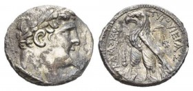 Phoenicia, Tyre Shekel cirac 79-78, AR 31.5mm., 13.90g. Bust of Melqart right, wearing laurel wreath and lion's skin around neck. Rev. ΤΥPΟΥ ΙΕΡΑΣ ΚΑΙ...