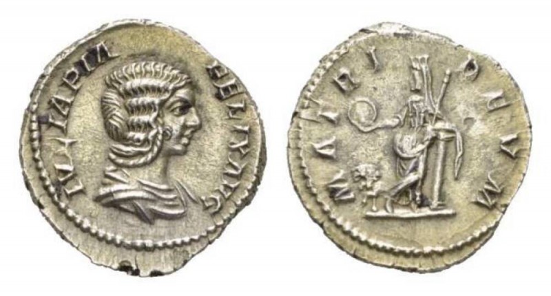 Julia Domna, wife of Septimius Severus Denarius circa 211-217, AR 19mm., 2.93g. ...