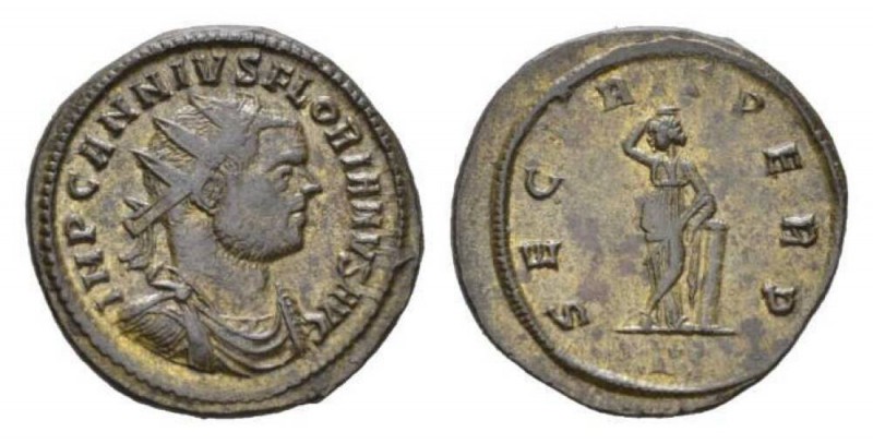 Florianus, 276 Antoninianus Ticinum circa 276 - Unpublished., Æ 23mm., 4.33g. IM...