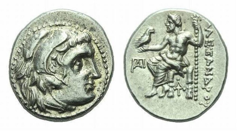 Kingdom of Macedon, Alexander III, 336 – 323 and posthumous issue Drachm Magnesi...