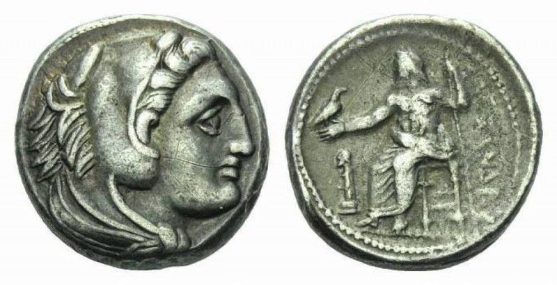 Kingdom of Macedon, Alexander III, 336 – 323 and posthumous issue Tetradrachm La...