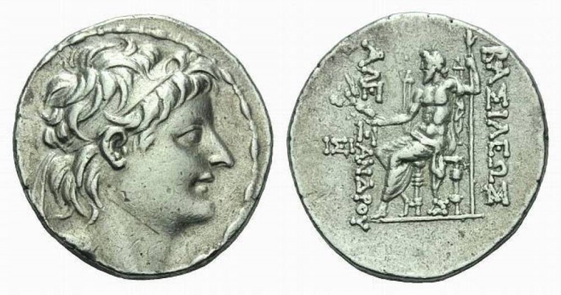 The Seleucid Kings, Alexander II Zabinas, 128-122 BC Tetradrachm Antioch 128-122...