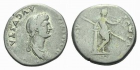 Domitia, wife of Domitian Cistophoric tetradrachm circa Asia or Rome (?) 82, AR 25.5mm., 10.71g. DOMITIA AVGVSTA Draped bust r. Rev. VENVS AVG Venus, ...